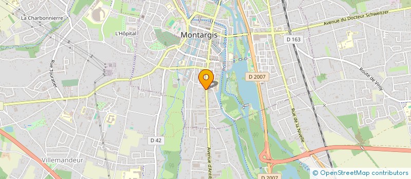 localisation de l'entreprise MONSIEUR ARMAND AYISSI à MONTARGIS