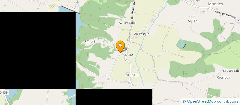 localisation de l'entreprise MONSIEUR ARMAND BAUMARD  AUSSOS