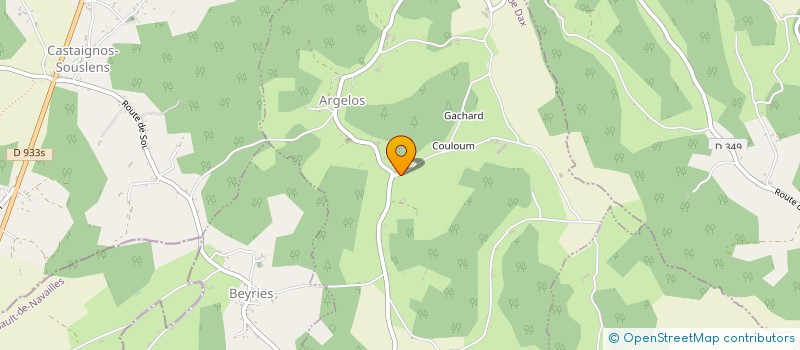 localisation de l'entreprise MONSIEUR ARMAND BAYACQ  ARGELOS