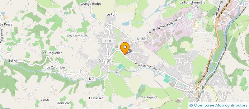 localisation de l'entreprise MONSIEUR ARMAND BAZERGAN à SAVIGNY