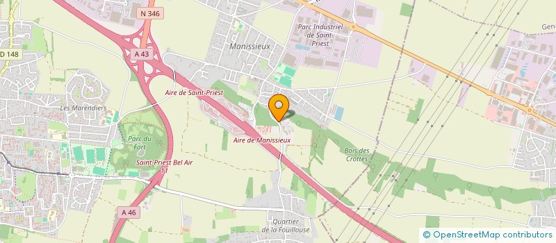 localisation de l'entreprise MONSIEUR ARMAND BENE  SAINT-PRIEST