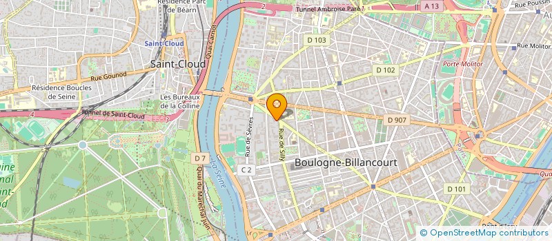localisation de l'entreprise MONSIEUR ARMAND BENHAMOU à BOULOGNE-BILLANCOURT