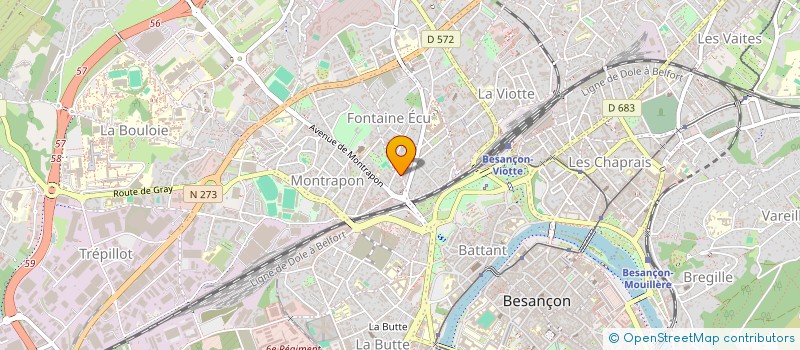 localisation de l'entreprise MONSIEUR ARMAND BENOIT à BESANCON