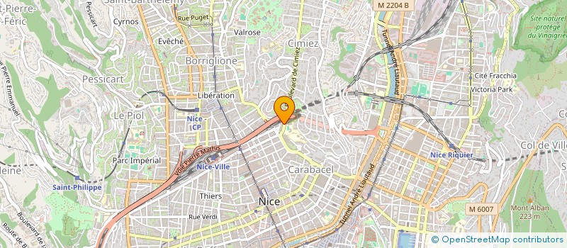 localisation de l'entreprise MONSIEUR ARMAND BLANCHOT  NICE