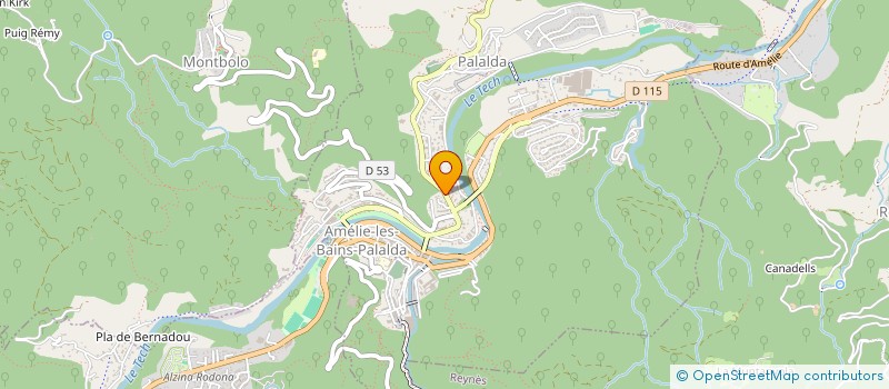 localisation de l'entreprise MONSIEUR ARMAND BOIX  AMELIE-LES-BAINS-PALALDA