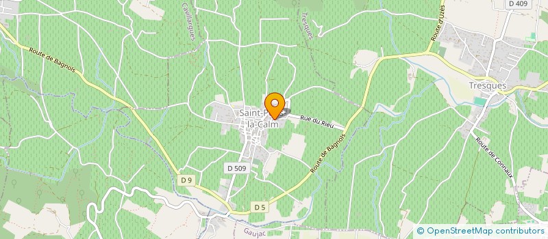 localisation de l'entreprise MONSIEUR ARMAND BORRELLY  SAINT-PONS-LA-CALM