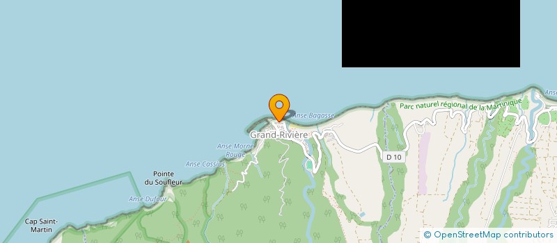 localisation de l'entreprise MONSIEUR ARMAND BORVAL  GRAND'RIVIERE