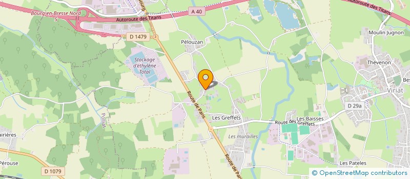 localisation de l'entreprise MONSIEUR ARMAND BOUSCH  VIRIAT