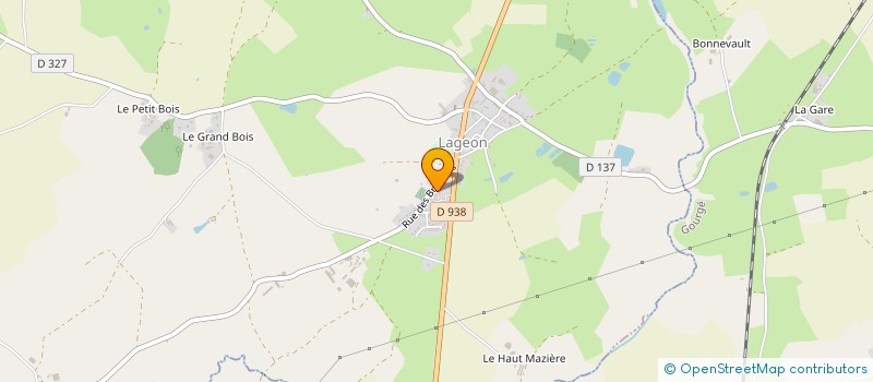 localisation de l'entreprise MONSIEUR ARMAND BOXOEN  SAINT-GERMAIN-DE-LONGUE-CHAUME