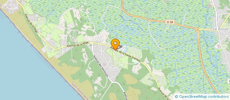 localisation de l'entreprise MONSIEUR ARMAND BRET  SAINT-HILAIRE-DE-RIEZ