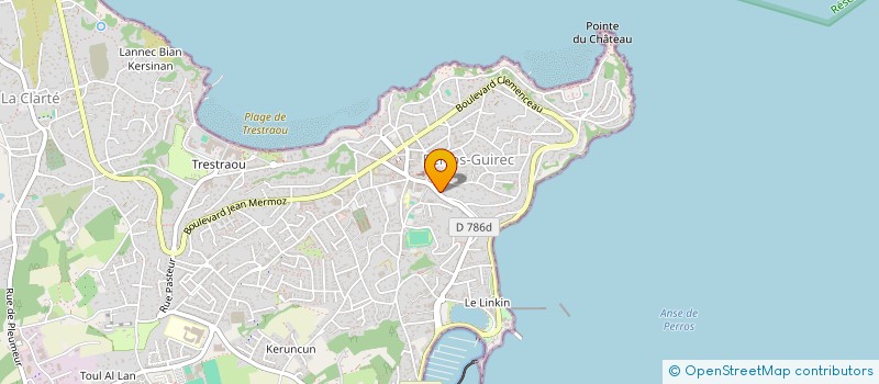 localisation de l'entreprise MONSIEUR ARMAND BRIGNOU  PERROS-GUIREC