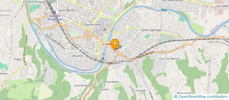 localisation de l'entreprise MONSIEUR ARMAND BROUT à PERIGUEUX