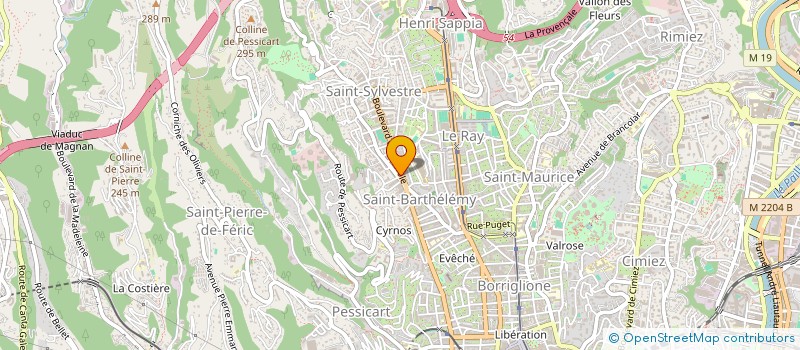 localisation de l'entreprise MONSIEUR ARMAND BUKRI  NICE