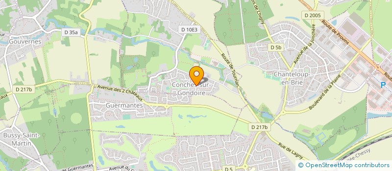 localisation de l'entreprise MONSIEUR ARMAND CABIN  CONCHES-SUR-GONDOIRE