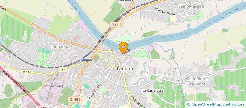 localisation de l'entreprise MONSIEUR ARMAND CANTURY  LANGON