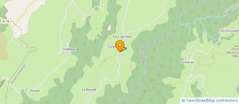 localisation de l'entreprise MONSIEUR ARMAND CAYZAC à PRADES-D AUBRAC