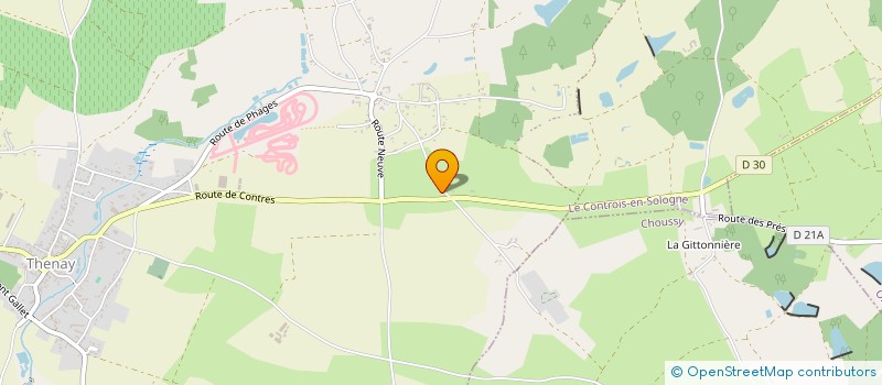 localisation de l'entreprise MONSIEUR ARMAND-CESAR BAILLY  LE CONTROIS-EN-SOLOGNE