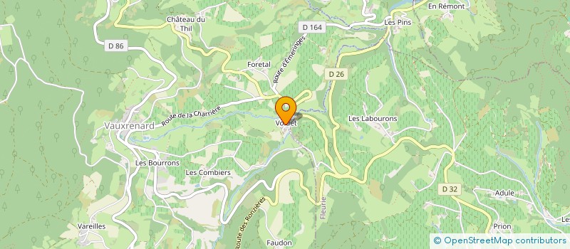 localisation de l'entreprise MONSIEUR ARMAND CHAPUY à VAUXRENARD