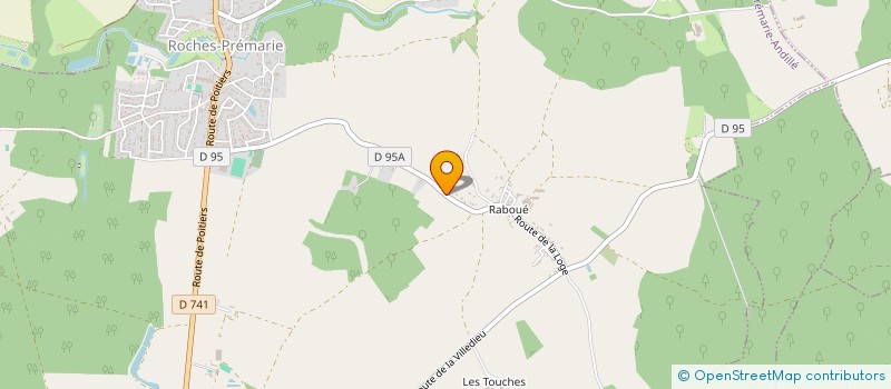 localisation de l'entreprise MONSIEUR ARMAND CHATARD  ROCHES-PREMARIE-ANDILLE