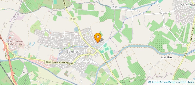 localisation de l'entreprise MONSIEUR ARMAND CHAUVET  SALEILLES