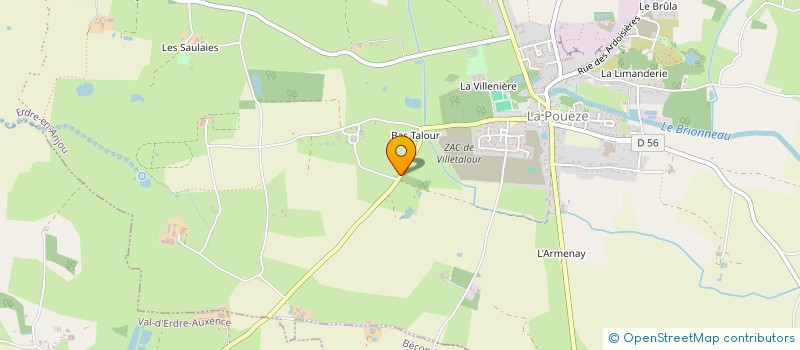 localisation de l'entreprise MONSIEUR ARMAND CHERBONNIER  VAL D'ERDRE-AUXENCE