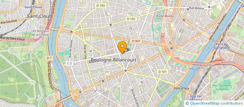 localisation de l'entreprise MONSIEUR ARMAND CHOISEL à BOULOGNE-BILLANCOURT