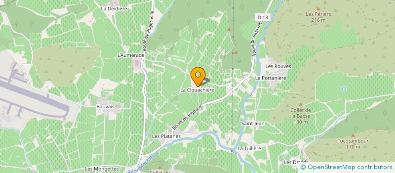 localisation de l'entreprise MONSIEUR ARMAND CLERMONT à PIERREFEU-DU-VAR