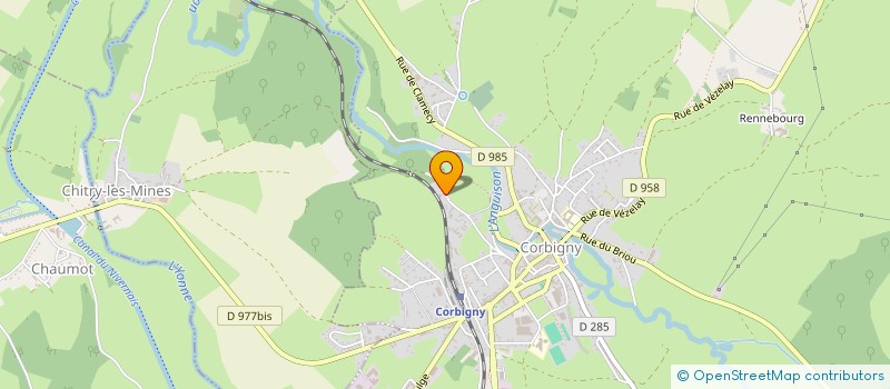 localisation de l'entreprise MONSIEUR ARMAND COQUARD  CORBIGNY