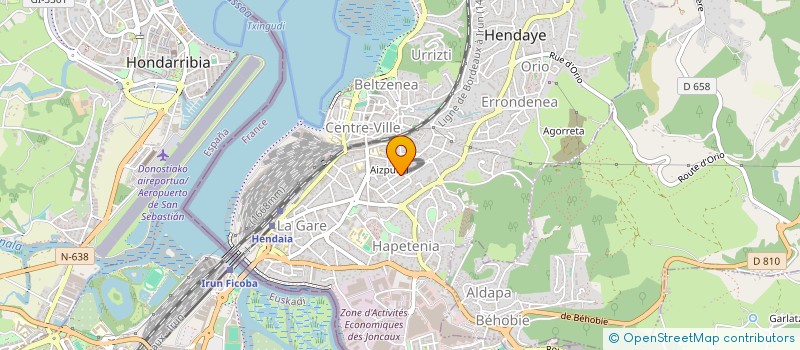 localisation de l'entreprise MONSIEUR ARMAND CORDOBES à HENDAYE