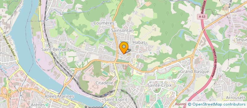 localisation de l'entreprise MONSIEUR ARMAND COURAU  BAYONNE