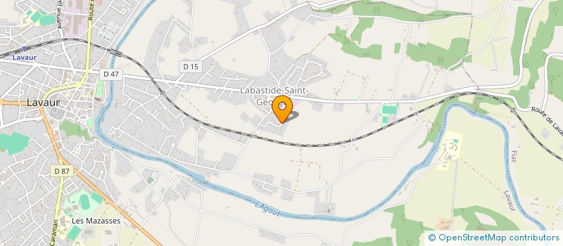 localisation de l'entreprise MONSIEUR ARMAND COURET  LABASTIDE-SAINT-GEORGES