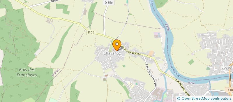 localisation de l'entreprise MONSIEUR ARMAND CRISANTEMO  CHAVANOZ