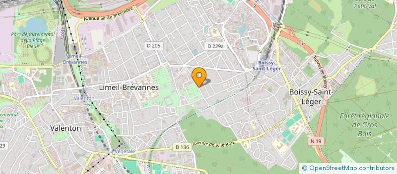 localisation de l'entreprise MONSIEUR ARMAND CROUZY  LIMEIL-BREVANNES