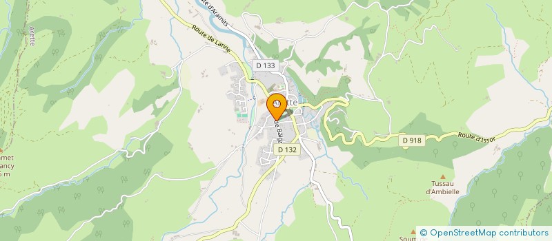 localisation de l'entreprise MONSIEUR ARMAND CUTTAZ  ARETTE