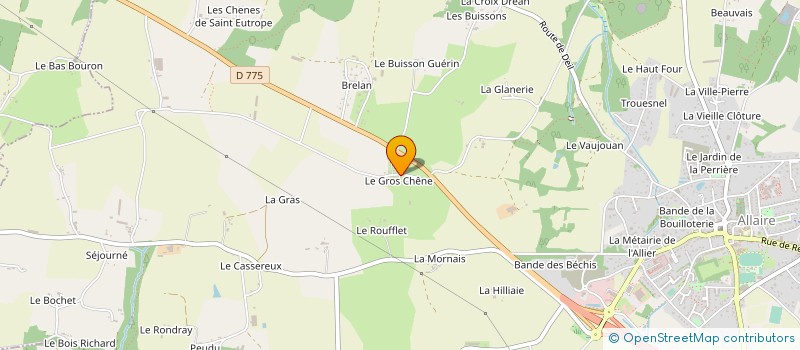 localisation de l'entreprise MONSIEUR ARMAND DANO  ALLAIRE