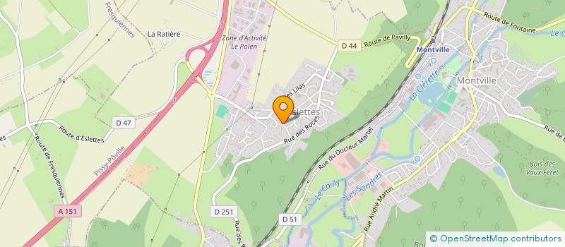 localisation de l'entreprise MONSIEUR ARMAND DECONIHOUT  ESLETTES