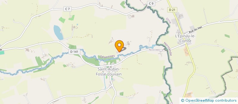 localisation de l'entreprise MONSIEUR ARMAND DEMESLAY  DESERTINES