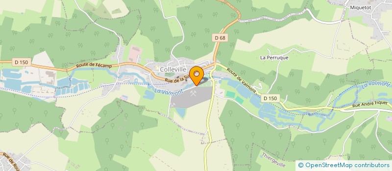 localisation de l'entreprise MONSIEUR ARMAND DENEUVE  COLLEVILLE