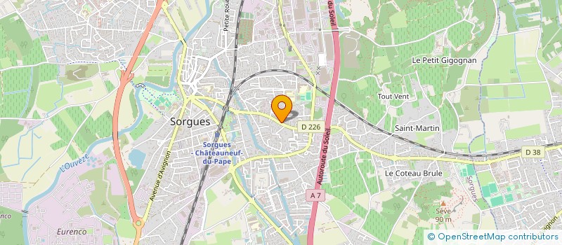 localisation de l'entreprise MONSIEUR ARMAND DIAZ  SORGUES