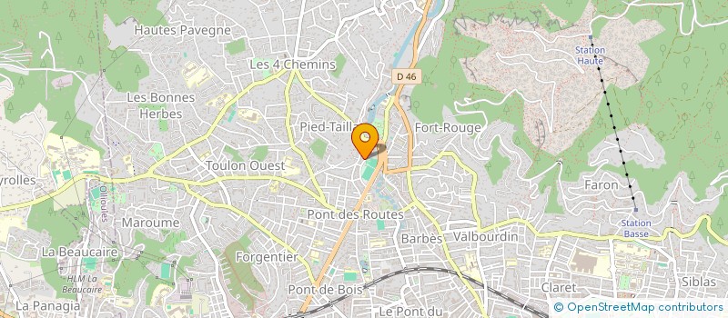 localisation de l'entreprise MONSIEUR ARMAND DIVINE à TOULON
