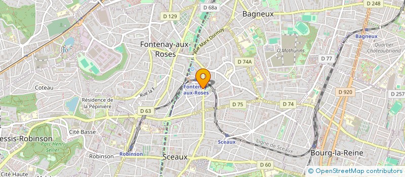 localisation de l'entreprise MONSIEUR ARMAND DUBOIS à FONTENAY-AUX-ROSES