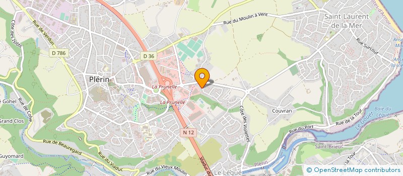 localisation de l'entreprise MONSIEUR ARMAND DUFRANE à PLERIN