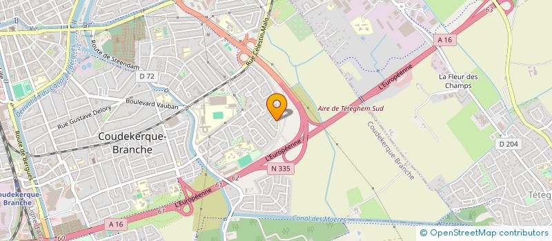 localisation de l'entreprise MONSIEUR ARMAND DUJARRIER  COUDEKERQUE-BRANCHE