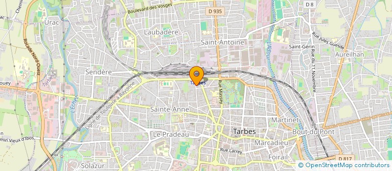 localisation de l'entreprise MONSIEUR ARMAND DUTHU  TARBES