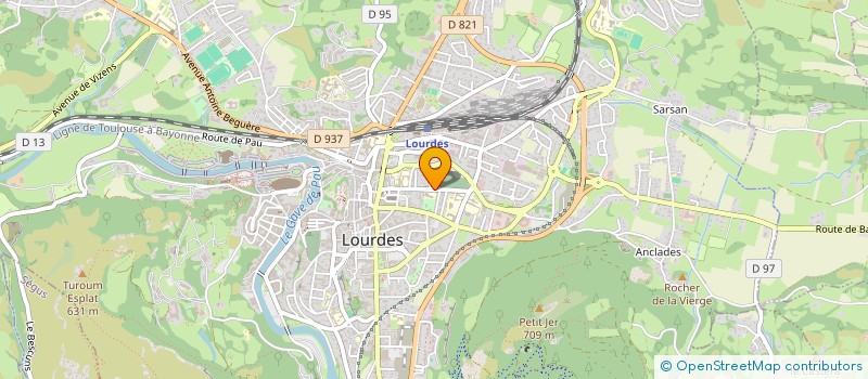 localisation de l'entreprise MONSIEUR ARMAND ESCARTIN  LOURDES