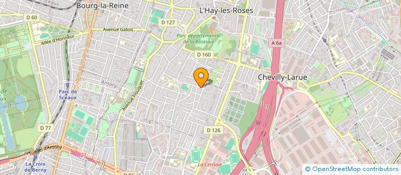 localisation de l'entreprise MONSIEUR ARMAND FAVREAU  L'HAY-LES-ROSES