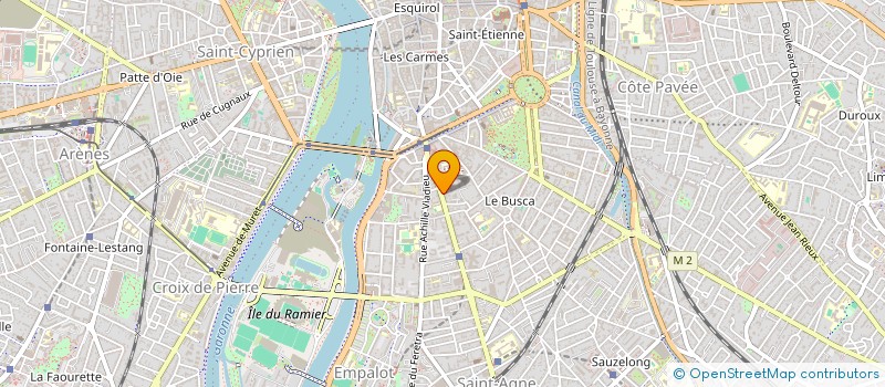 localisation de l'entreprise MONSIEUR ARMAND FHAL  TOULOUSE