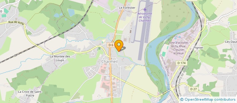 localisation de l'entreprise MONSIEUR ARMAND FLORENTIN  CHARMEIL