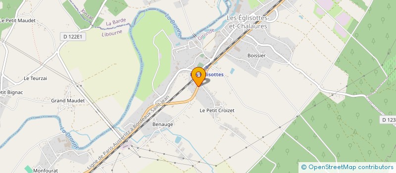 localisation de l'entreprise MONSIEUR ARMAND FLORES  LES EGLISOTTES-ET-CHALAURES