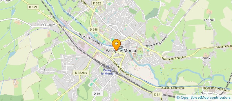 localisation de l'entreprise MONSIEUR ARMAND FODJO SIMO  PARAY-LE-MONIAL